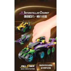 GBL KY1137 1137 CHARIOT TRỞ LẠI GIỮA CÁC VÌ SAO AMBER AFTERGLOW bộ đồ chơi xếp lắp ráp ghép mô hình Technic Kỹ Thuật Công Nghệ Cao Mô Hình Phương Tiện 120 khối