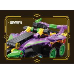 GBL KY1137 1137 CHARIOT TRỞ LẠI GIỮA CÁC VÌ SAO AMBER AFTERGLOW bộ đồ chơi xếp lắp ráp ghép mô hình Technic Kỹ Thuật Công Nghệ Cao Mô Hình Phương Tiện 120 khối