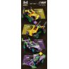 GBL KY1138 1138 CHARIOT TRỞ LẠI GIỮA CÁC VÌ SAO VIOLET BUTTERFLY WINGS bộ đồ chơi xếp lắp ráp ghép mô hình Technic Kỹ Thuật Công Nghệ Cao Mô Hình Phương Tiện 119 khối