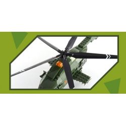 WOMA C0705 0705 Xếp hình kiểu  MILITARY ARMY Helicopter Trực Thăng 177 khối