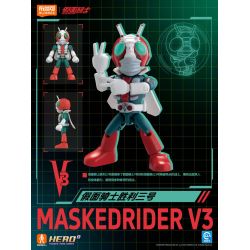 BLOKEES 74303 KAMEN RIDER STARLIGHT EDITION 3 VỤ NỔ CÔNG LÝ bộ đồ chơi xếp lắp ráp ghép mô hình Movie & Game Phim Và Trò Chơi