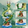 JMBRICKLAYER 70007 RỒNG THẦN THÁNH bộ đồ chơi xếp lắp ráp ghép mô hình FANTASTIC IDEA CLOUD SURFING DRAGON 1364 khối