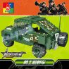WOMA C0708 0708 Xếp hình kiểu  MILITARY ARMY SUV Ô Tô SUV 262 khối