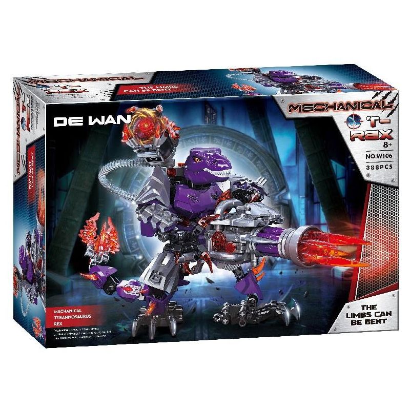 Have to play W106 Xếp hình lắp ráp ghép mô hình Tyrannosaurus bọc thép