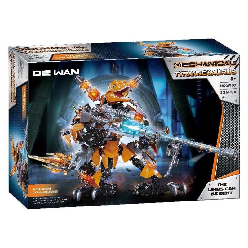 Have to play W107 Xếp hình lắp ráp ghép mô hình Tyrannosaurus bọc thép