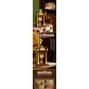FORANGE FC8281 8281 6 THIẾT BỊ RETRO MÁY GHI ÂM ĐIỆN THOẠI GIẶT ĐỒNG HỒ CON LẮC MAY bộ đồ chơi xếp lắp ráp ghép mô hình 658 khối