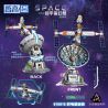 ZHEGAO 915015 SUPER UNIVERSE FANTASY 2047 ĐÀI PHÁT THANH KÍNH VIỄN VỌNG bộ đồ chơi xếp lắp ráp ghép mô hình 1053 khối
