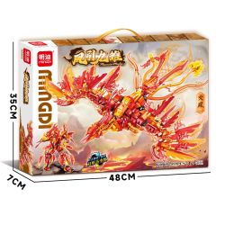 MINGDI LEIBAO K0965 0965 PHOENIX TRUYỀN CẢM HỨNG CHO JIUCHONG FIRE bộ đồ chơi xếp lắp ráp ghép mô hình 599 khối