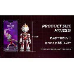BLOKEES 75850 ULTRAMAN MAGICAL EDITION ULTRAMATE'S BULLET 4 bộ đồ chơi xếp lắp ráp ghép mô hình Movie & Game Phim Và Trò Chơi