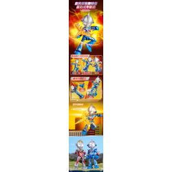 BLOKEES 75850 ULTRAMAN MAGICAL EDITION ULTRAMATE'S BULLET 4 bộ đồ chơi xếp lắp ráp ghép mô hình Movie & Game Phim Và Trò Chơi