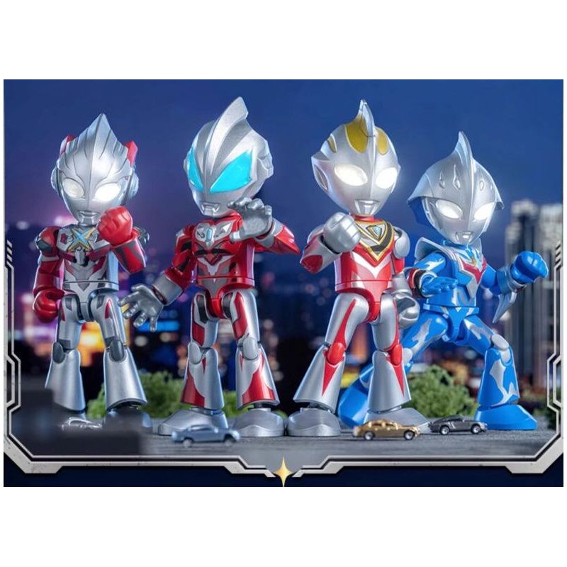 BLOKEES 75850 ULTRAMAN MAGICAL EDITION ULTRAMATE'S BULLET 4 bộ đồ chơi xếp lắp ráp ghép mô hình Movie & Game Phim Và Trò Chơi