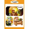 INBRIXX 881311 GẤU BÔNG CUỘC SỐNG NỔI RỘNG VÀ HẸP THÀNH ĐÔ BASHU bộ đồ chơi xếp lắp ráp ghép mô hình 511 khối