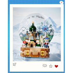 INBRIXX 881311 GẤU BÔNG CUỘC SỐNG NỔI RỘNG VÀ HẸP THÀNH ĐÔ BASHU bộ đồ chơi xếp lắp ráp ghép mô hình 511 khối