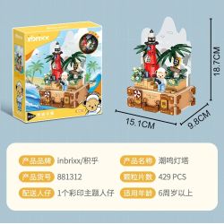 INBRIXX 881311 GẤU BÔNG CUỘC SỐNG NỔI RỘNG VÀ HẸP THÀNH ĐÔ BASHU bộ đồ chơi xếp lắp ráp ghép mô hình 511 khối