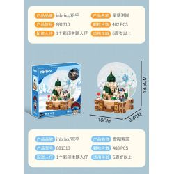 INBRIXX 881311 GẤU BÔNG CUỘC SỐNG NỔI RỘNG VÀ HẸP THÀNH ĐÔ BASHU bộ đồ chơi xếp lắp ráp ghép mô hình 511 khối