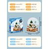 INBRIXX 881311 GẤU BÔNG CUỘC SỐNG NỔI RỘNG VÀ HẸP THÀNH ĐÔ BASHU bộ đồ chơi xếp lắp ráp ghép mô hình 511 khối