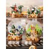 INBRIXX 881311 GẤU BÔNG CUỘC SỐNG NỔI RỘNG VÀ HẸP THÀNH ĐÔ BASHU bộ đồ chơi xếp lắp ráp ghép mô hình 511 khối