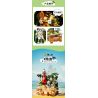 INBRIXX 881311 GẤU BÔNG CUỘC SỐNG NỔI RỘNG VÀ HẸP THÀNH ĐÔ BASHU bộ đồ chơi xếp lắp ráp ghép mô hình 511 khối