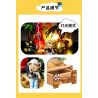 INBRIXX 881311 GẤU BÔNG CUỘC SỐNG NỔI RỘNG VÀ HẸP THÀNH ĐÔ BASHU bộ đồ chơi xếp lắp ráp ghép mô hình 511 khối