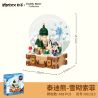 INBRIXX 881313 GẤU TEDDY SNOW MADE SOPHIE HARBIN bộ đồ chơi xếp lắp ráp ghép mô hình 488 khối