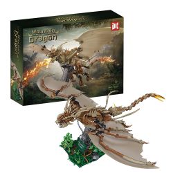 DK 7055 CÂY HUNGARY PEAK RỒNG bộ đồ chơi xếp lắp ráp ghép mô hình Harry Potter MOUNTAIN DRAGON Chú Bé Phù Thủy 886 khối