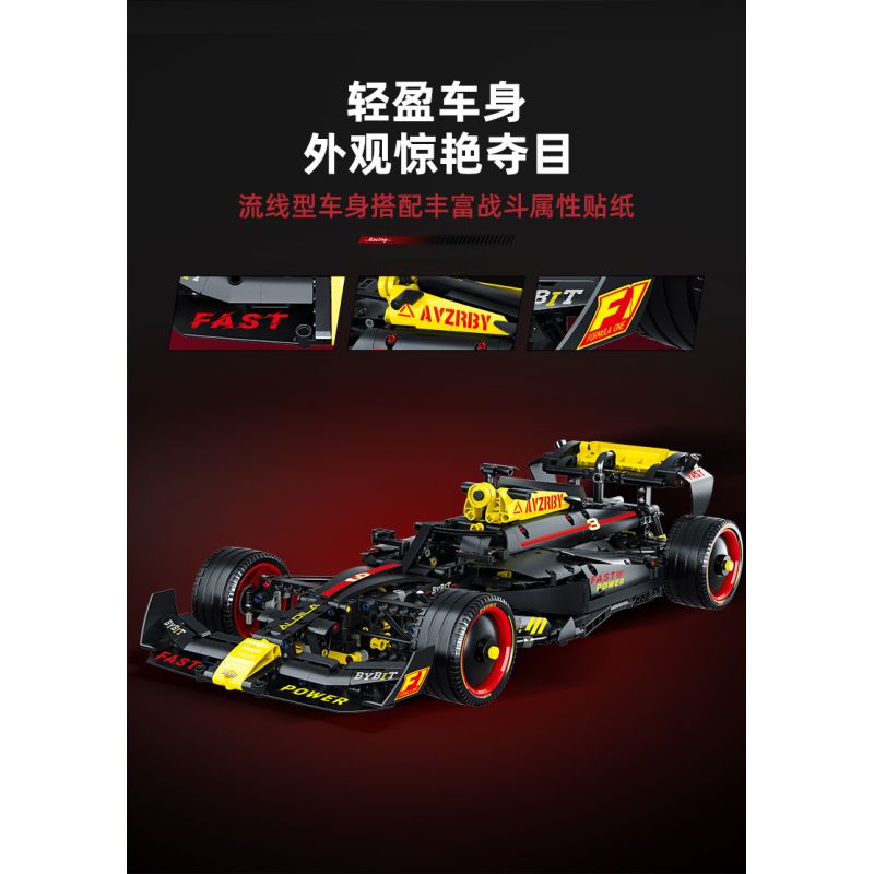Bogaobon 99F1 Xếp hình lắp ráp ghép mô hình Công thức xe đua F1