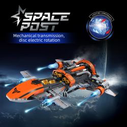 KAIYU KEEYEE WORLD K96156 96156 LỖ ĐEN TÀU VŨ TRỤ bộ đồ chơi xếp lắp ráp ghép mô hình Technic SPACE POST Kỹ Thuật Công Nghệ Cao Mô Hình Phương Tiện 764 khối