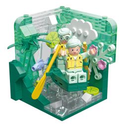 ZHEGAO GZ7093 7093 NHẠC THỜI GIAN NGHỈ LỄ 6 bộ đồ chơi xếp lắp ráp ghép mô hình