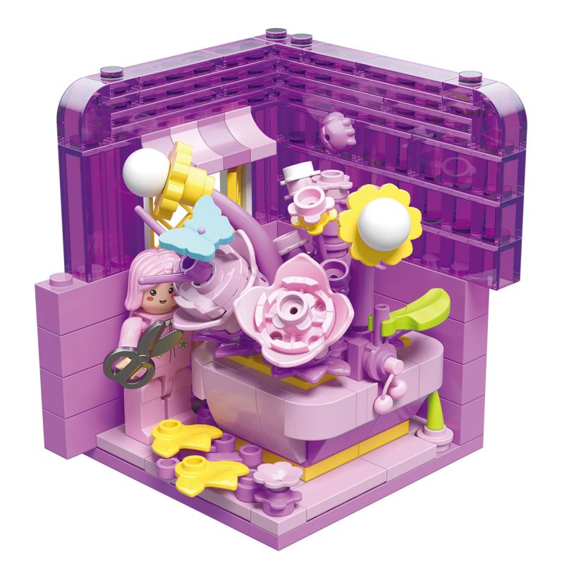 ZHEGAO GZ7093 7093 NHẠC THỜI GIAN NGHỈ LỄ 6 bộ đồ chơi xếp lắp ráp ghép mô hình