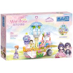 ZHEGAO 921027 WINDSOR ADVENTURE FAIRY TALE WORLD CAR bộ đồ chơi xếp lắp ráp ghép mô hình Girl Con Gái 396 khối