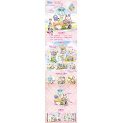 ZHEGAO 921027 WINDSOR ADVENTURE FAIRY TALE WORLD CAR bộ đồ chơi xếp lắp ráp ghép mô hình Girl Con Gái 396 khối