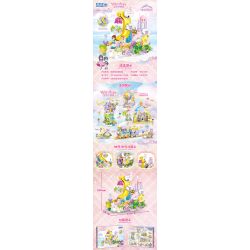 ZHEGAO 921028 WINDSOR ADVENTURE FAIRY TALE MOON SHIP bộ đồ chơi xếp lắp ráp ghép mô hình Girl Con Gái 544 khối
