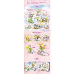 ZHEGAO 921029 WINDSOR ADVENTURE ATIME HOT AIR BALLOON bộ đồ chơi xếp lắp ráp ghép mô hình Girl Con Gái 553 khối