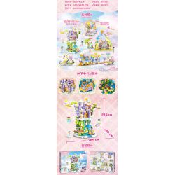 ZHEGAO 921031 CUỘC PHIÊU LƯU CỦA WINDSOR THÀNH PHỐ DREAM bộ đồ chơi xếp lắp ráp ghép mô hình Girl Con Gái 964 khối