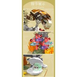MouldKing 10172 Mould King 10172 BẢN CHẤT TUYỆT VỜI RÙA BIỂN bộ đồ chơi xếp lắp ráp ghép mô hình Arts & Crafts FANTASTIC NATURE SEA TURTLE 410 khối