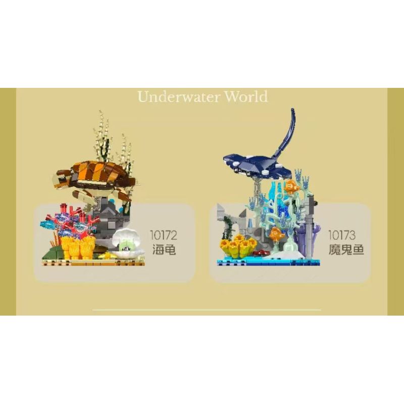 MouldKing 10172 Mould King 10172 BẢN CHẤT TUYỆT VỜI RÙA BIỂN bộ đồ chơi xếp lắp ráp ghép mô hình Arts & Crafts FANTASTIC NATURE SEA TURTLE 410 khối