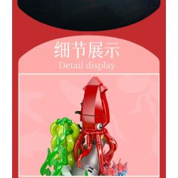 MouldKing 10174 Mould King 10174 BẢN CHẤT TUYỆT VỜI MỰC bộ đồ chơi xếp lắp ráp ghép mô hình Arts & Crafts FANTASTIC NATURE SQUID 416 khối