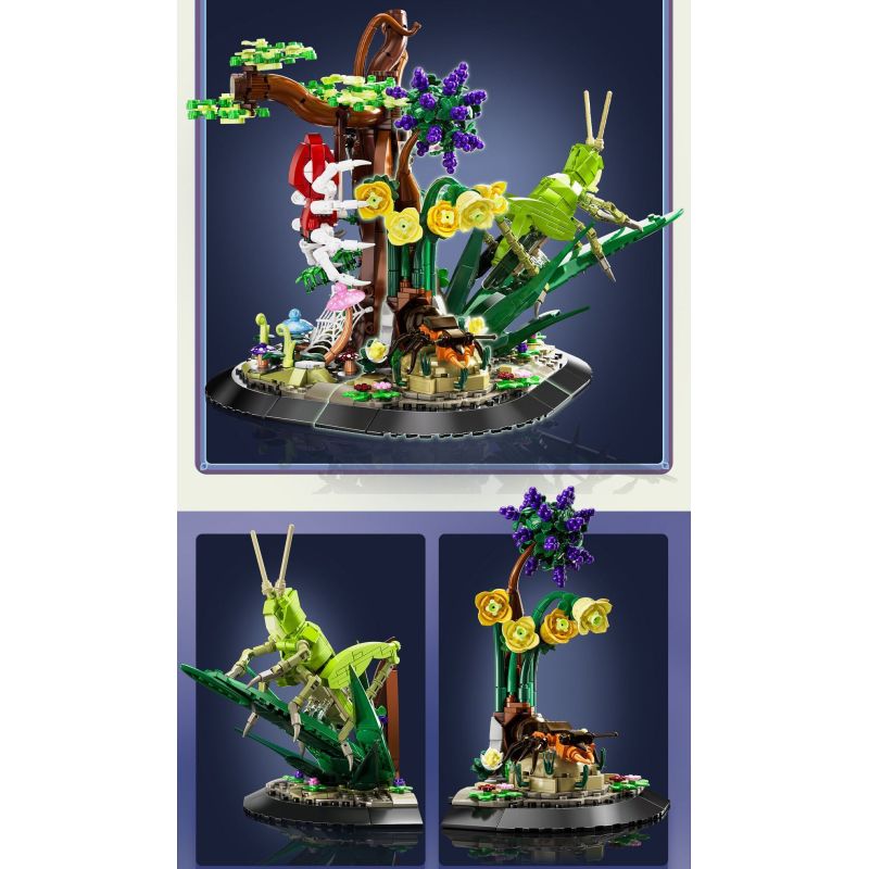 MouldKing 10176 Mould King 10176 CÔN TRÙNG KIẾN bộ đồ chơi xếp lắp ráp ghép mô hình Arts & Crafts INSECT ANT 385 khối