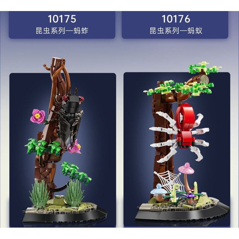 MouldKing 10176 Mould King 10176 CÔN TRÙNG KIẾN bộ đồ chơi xếp lắp ráp ghép mô hình Arts & Crafts INSECT ANT 385 khối