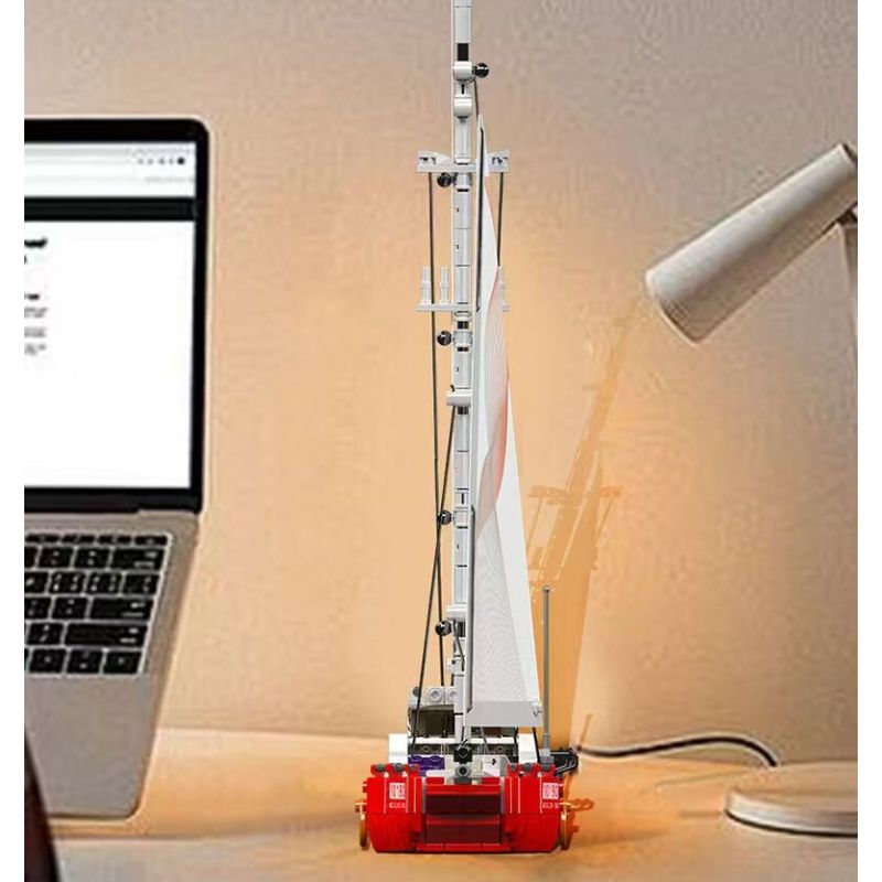 MouldKing 10190 Mould King 10190 MÔ HÌNH TÀU THUYỀN HIỆN ĐẠI bộ đồ chơi xếp lắp ráp ghép mô hình City MODERN SAILBOAT Thành Phố 767 khối