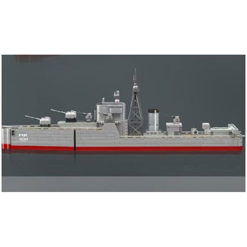 MouldKing 10133 Mould King 10133 MÔ HÌNH TÀU KHU TRỤC CẤP BATEL bộ đồ chơi xếp lắp ráp ghép mô hình Military Army BATTLE CLASS DESTROYER Quân Sự Bộ Đội 1815 khối