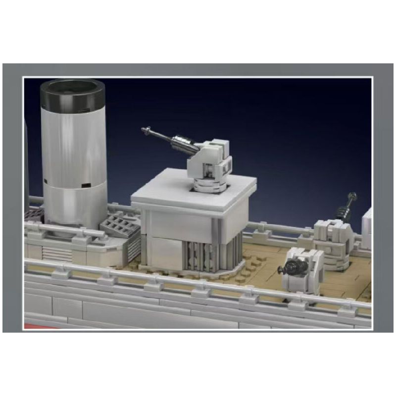 MouldKing 10133 Mould King 10133 MÔ HÌNH TÀU KHU TRỤC CẤP BATEL bộ đồ chơi xếp lắp ráp ghép mô hình Military Army BATTLE CLASS DESTROYER Quân Sự Bộ Đội 1815 khối