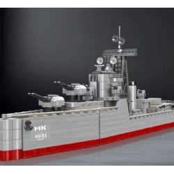 MouldKing 10133 Mould King 10133 MÔ HÌNH TÀU KHU TRỤC CẤP BATEL bộ đồ chơi xếp lắp ráp ghép mô hình Military Army BATTLE CLASS DESTROYER Quân Sự Bộ Đội 1815 khối