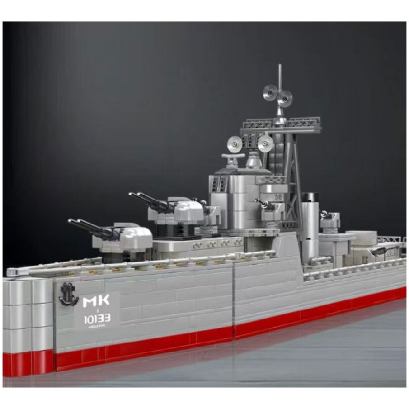 MouldKing 10133 Mould King 10133 MÔ HÌNH TÀU KHU TRỤC CẤP BATEL bộ đồ chơi xếp lắp ráp ghép mô hình Military Army BATTLE CLASS DESTROYER Quân Sự Bộ Đội 1815 khối