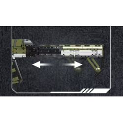 MouldKing 14032 Mould King 14032 SÚNG TRƯỜNG TẤN CÔNG DY-01 bộ đồ chơi xếp lắp ráp ghép mô hình Military Army DY-01 ASSAULT RIFLE Quân Sự Bộ Đội 2848 khối