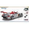 BOLE BRICK YC-23044 23044 YC23044 AUDI R8 LMP 2000 tỷ lệ 1:10 bộ đồ chơi xếp lắp ráp ghép mô hình Technic Kỹ Thuật Công Nghệ Cao Mô Hình Phương Tiện 2426 khối