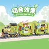 TOP TOY TC1736 1736 LITTLE PARROT BEBE TIME TRAIN PHÒNG ĐIỀU KHIỂN bộ đồ chơi xếp lắp ráp ghép mô hình 400 khối