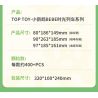 TOP TOY TC1737 1737 LITTLE PARROT BEBE TIME TRAIN COFFEE CART bộ đồ chơi xếp lắp ráp ghép mô hình 400 khối
