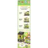 TOP TOY TC1737 1737 LITTLE PARROT BEBE TIME TRAIN COFFEE CART bộ đồ chơi xếp lắp ráp ghép mô hình 400 khối
