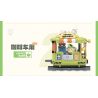 TOP TOY TC1737 1737 LITTLE PARROT BEBE TIME TRAIN COFFEE CART bộ đồ chơi xếp lắp ráp ghép mô hình 400 khối